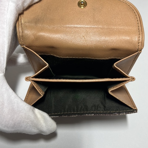 Christian Dior Trotter Saddle Canvas Leather Bifold Wallet - Picture 8 of 17